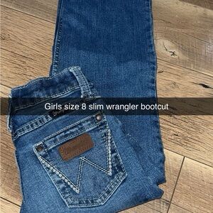 Girls Wrangler bootcut jeans